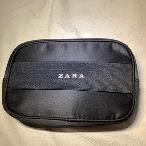 Zara small black elastic bag wristlet
